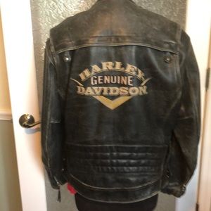 COPY - Men’s Harley Davidson vintage distressed leather.